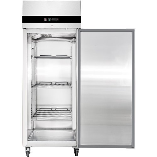 Commercial Stainless Steel Upright Freezer Cabinet Single Door 650L 740x830x2010mm | Stalwart DA-BLUEINOX24