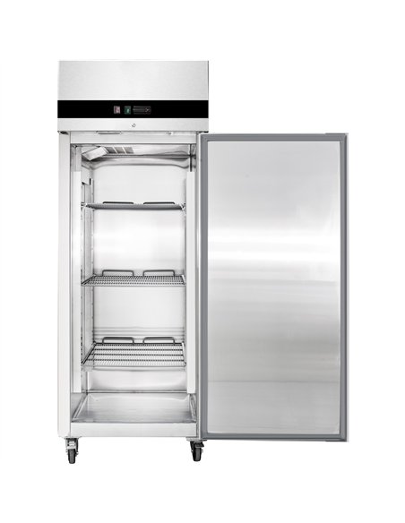 Commercial Stainless Steel Upright Freezer Cabinet Single Door 650L 740x830x2010mm | Stalwart DA-BLUEINOX24