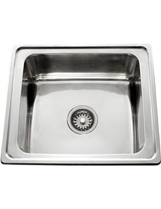 Stainless Steel Sink Single Bowl 480x420x160mm | Stalwart DA-YNG204