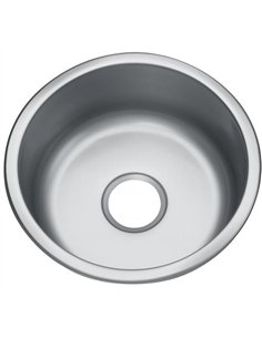 Stainless Steel Sink Round Bowl 400x400x160mm | Stalwart DA-YNG206