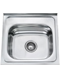 Stainless Steel Sink Single Bowl 450x450x170mm | Stalwart DA-YNG210