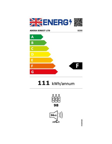 Commercial Dual Zone Wine Cooler 198 Litres 77 Bottles Glass Door 5 Shelves 490x575x1271mm| Stalwart DA-ZSB200