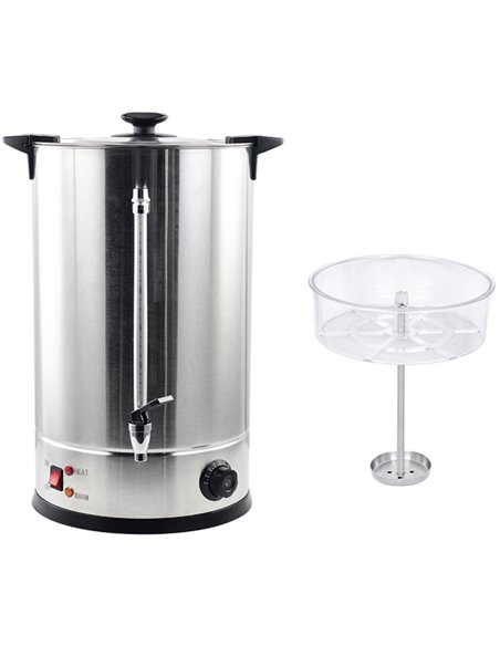 Commercial Double wall Coffee Urn with Boil-dry protection 10 litres 1.6kW | Stalwart DA-VICWBQ10