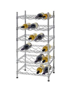 Commercial 6 Tier Wine Rack 450x350x900mm | DA-CJB1446 2
