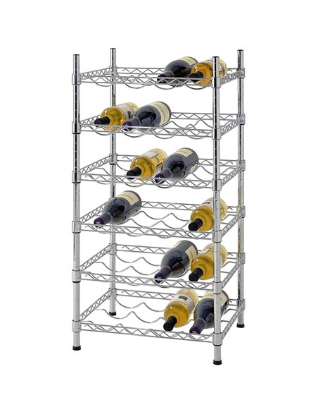 Commercial 6 Tier Wine Rack 450x350x900mm | DA-CJB1446