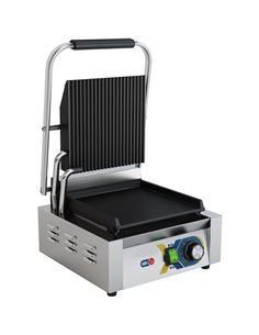 Heavy Duty Panini Contact grill Single Ribbed/Smooth | DA-EGD10B 2
