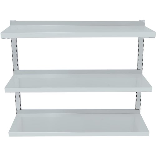 Wall shelf 3 levels 800x300x900mm Stainless steel | Stalwart DA-WSWB08030