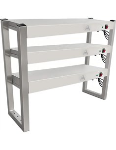 Commercial Quartz Lamp Heating Gantry Three Tiers 1800x300x975mm | Stalwart DA-VST183H
