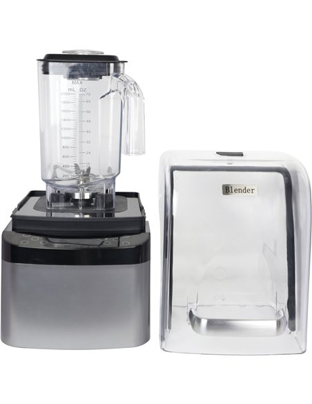 Commercial Heavy Duty Blender with Sound Cover 2L Jar Touch Screen Control 3HP Motor 230x265x465mm | Stalwart DA-HS8005NEW