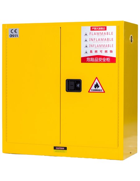 30 Gallon / 114 Litre Flammable Safety COSHH Cabinet 1090x460x1120mm | Stalwart DA-BY30