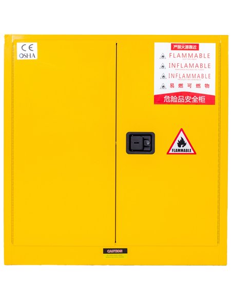 30 Gallon / 114 Litre Flammable Safety COSHH Cabinet 1090x460x1120mm | Stalwart DA-BY30