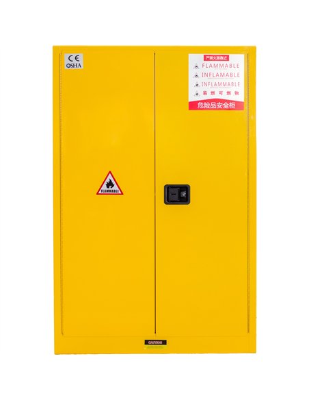 45 Gallon / 170 Litre Flammable Safety COSHH Cabinet 1090x460x1650mm | Stalwart DA-BY45