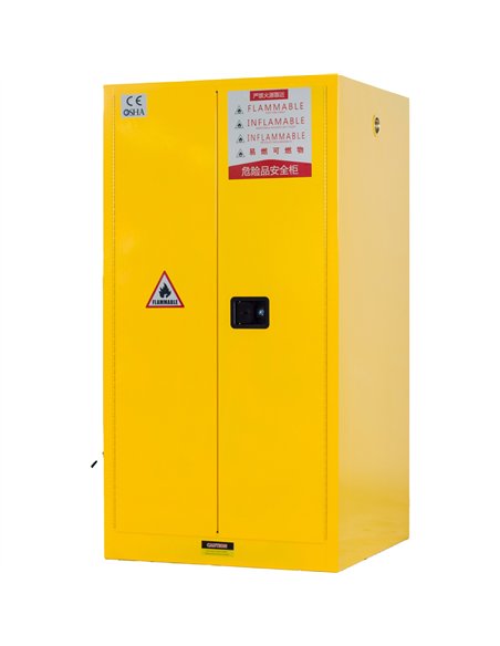 60 Gallon / 170 Litre Flammable Safety COSHH Cabinet 860x860x1650mm | Stalwart DA-BY60