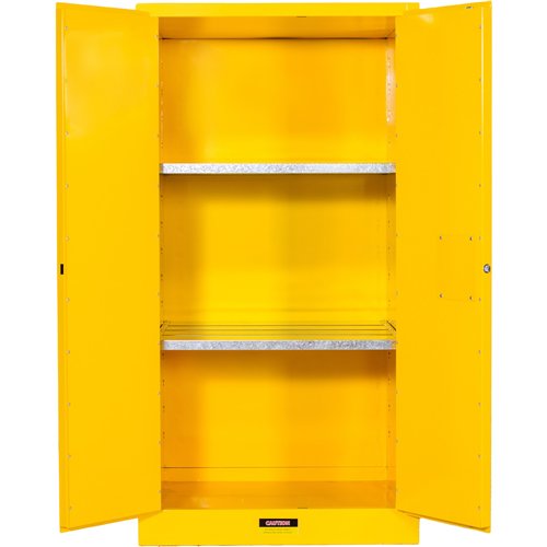 60 Gallon / 170 Litre Flammable Safety COSHH Cabinet 860x860x1650mm | Stalwart DA-BY60