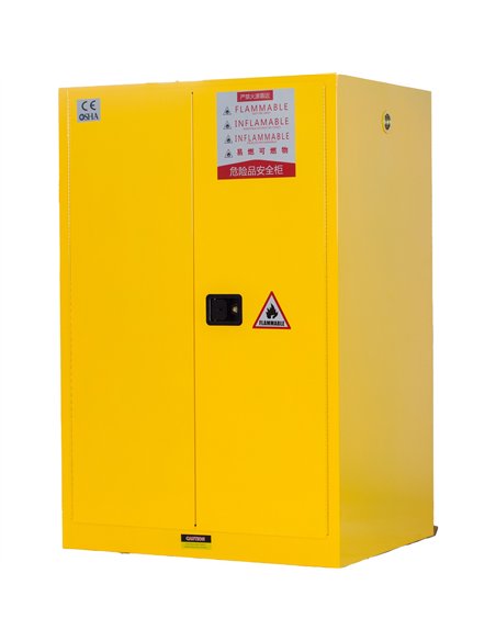 90 Gallon / 341 Litre Flammable Safety COSHH Cabinet 1090x860x1650mm | Stalwart DA-BY90