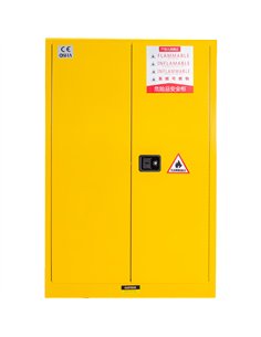 90 Gallon / 341 Litre Flammable Safety COSHH Cabinet 1090x860x1650mm | Stalwart DA-BY90 2