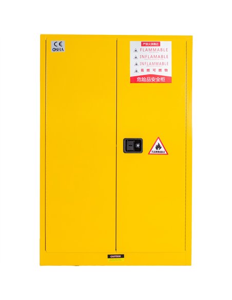 90 Gallon / 341 Litre Flammable Safety COSHH Cabinet 1090x860x1650mm | Stalwart DA-BY90