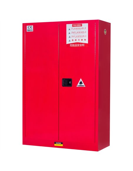45 Gallon / 170 Litre Flammable Safety COSHH Cabinet 1090x460x1650mm | Stalwart DA-BR45