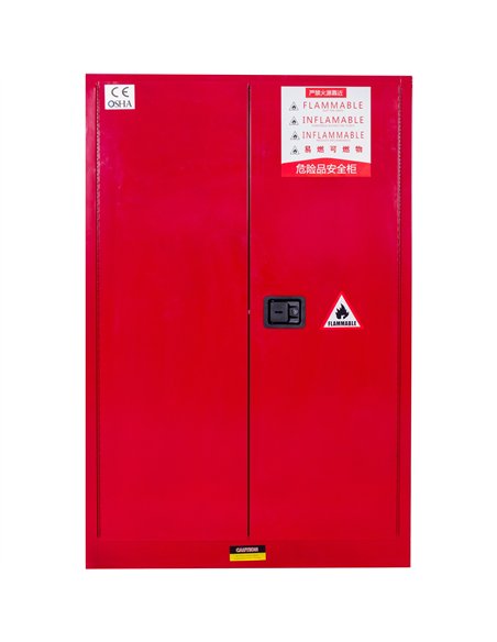 45 Gallon / 170 Litre Flammable Safety COSHH Cabinet 1090x460x1650mm | Stalwart DA-BR45
