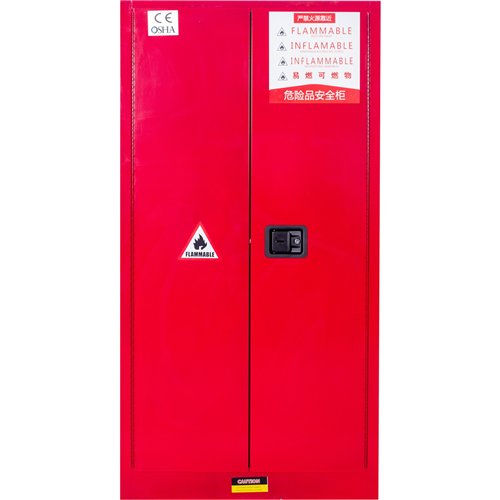 60 Gallon / 170 Litre Flammable Safety COSHH Cabinet 860x860x1650mm | Stalwart DA-BR60