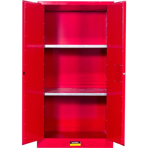 60 Gallon / 170 Litre Flammable Safety COSHH Cabinet 860x860x1650mm | Stalwart DA-BR60