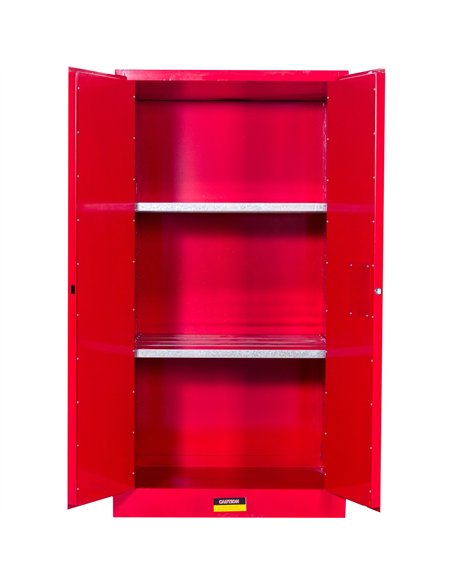 60 Gallon / 170 Litre Flammable Safety COSHH Cabinet 860x860x1650mm | Stalwart DA-BR60