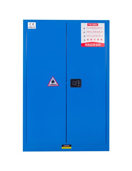 45 Gallon / 170 Litre Flammable Safety COSHH Cabinet 1090x460x1650mm | Stalwart DA-BB45