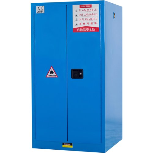 60 Gallon / 170 Litre Flammable Safety COSHH Cabinet 860x860x1650mm | Stalwart DA-BB60