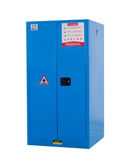 60 Gallon / 170 Litre Flammable Safety COSHH Cabinet 860x860x1650mm | Stalwart DA-BB60
