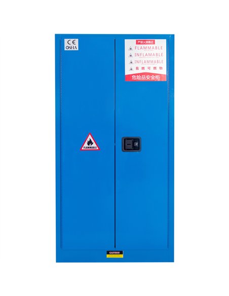 60 Gallon / 170 Litre Flammable Safety COSHH Cabinet 860x860x1650mm | Stalwart DA-BB60
