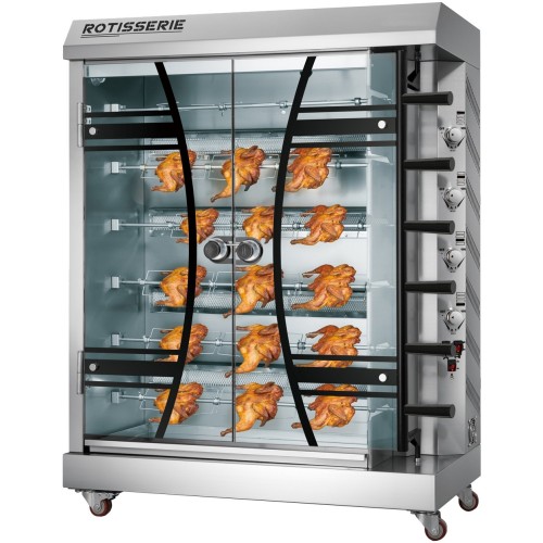 Commercial Gas Chicken Rotisserie...