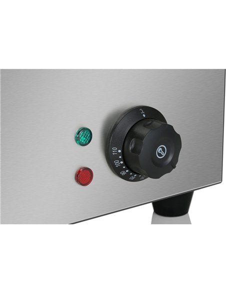 Commercial XL Bain Marie with Drain Tap 4xGN1/1 1100x700x280mm | Stalwart DA-HB4XL