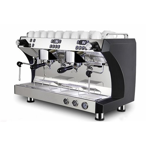 Commercial Double-Head Espresso Coffee Machine Semi-Automatic 817x502x452mm | Stalwart DA-G3120C
