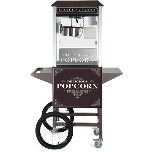 Commercial Popcorn Maker with Retro Trolley 1.44kW 940x450x1540mm | Stalwart DA-POPCORN104