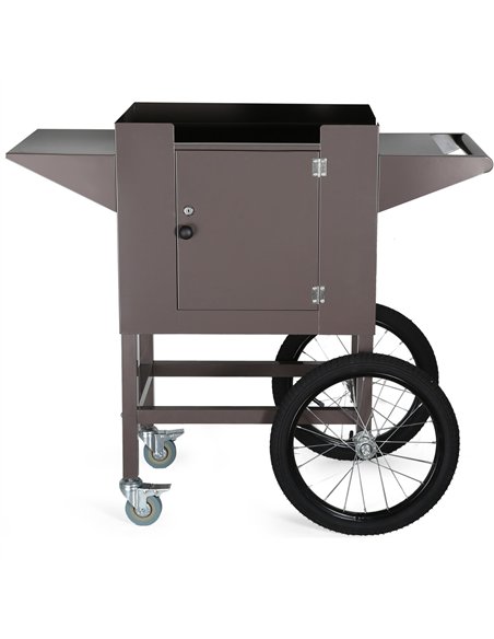Commercial Popcorn Maker with Retro Trolley 1.44kW 940x450x1540mm | Stalwart DA-POPCORN104