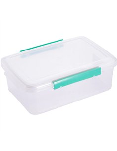 Food Storage Box with Buckles White Polypropylene (PP) 330x225x150mm | Stalwart DA-GZFH004