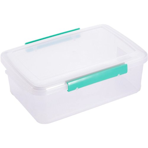 Food Storage Box with Buckles White Polypropylene (PP) 330x225x150mm | Stalwart DA-GZFH004
