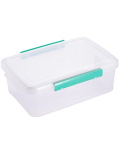 Food Storage Box with Buckles White Polypropylene (PP) 385x260x170mm | Stalwart DA-GZFH006