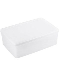 Food Storage Box White Polypropylene (PP) 300x200x110mm | Stalwart DA-GZFH102