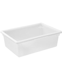 Storage Box White Polyethylene (PE) 660×460×230mm | Stalwart DA-GZFH210