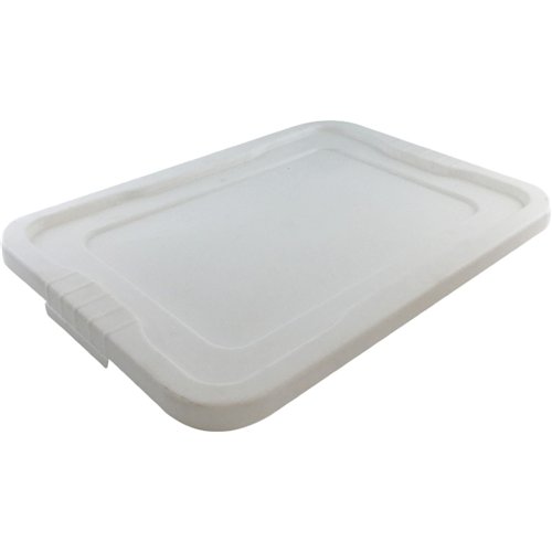 White Polypropylene (PP) Lid for Storage Box 543x386x36mm | Stalwart DA-GZFH506