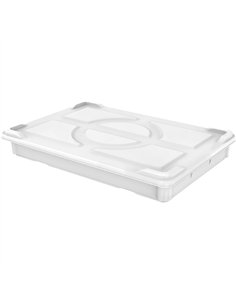 Pizza Dough Box 10.9L White Polypropylene (PP) 570x384x74mm | Stalwart DA-GZFH602