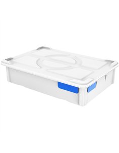 Pizza Dough Box 21.3L White Polypropylene (PP) 570x385x130mm | Stalwart DA-GZFH606