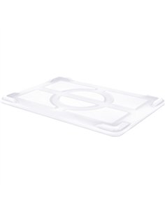 Pizza Dough Box Lid White Polypropylene (PP) 581x396x27mm | Stalwart DA-GZFH608