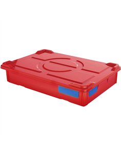 Pizza Dough Box 16.7L Red Polypropylene (PP) 570x385x108mm | Stalwart DA-GZFH612