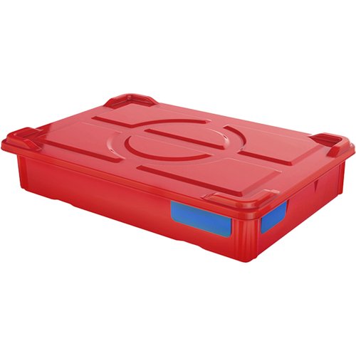 Pizza Dough Box 16.7L Red Polypropylene (PP) 570x385x108mm | Stalwart DA-GZFH612