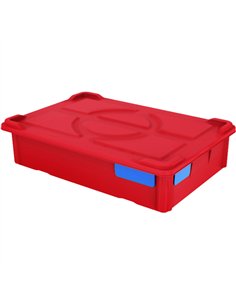 Pizza Dough Box 21.3L Red Polypropylene (PP) 570x385x130mm | Stalwart DA-GZFH614