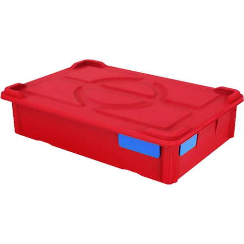Pizza Dough Box 21.3L Red Polypropylene (PP) 570x385x130mm | Stalwart DA-GZFH614