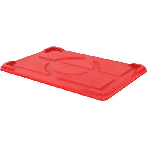 Pizza Dough Box Lid Red Polypropylene (PP) 581x396x27mm | Stalwart DA-GZFH616