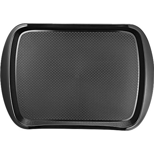 Fast Food Tray Black Polypropylene (PP) 439x306x27mm | Stalwart DA-GZFH704